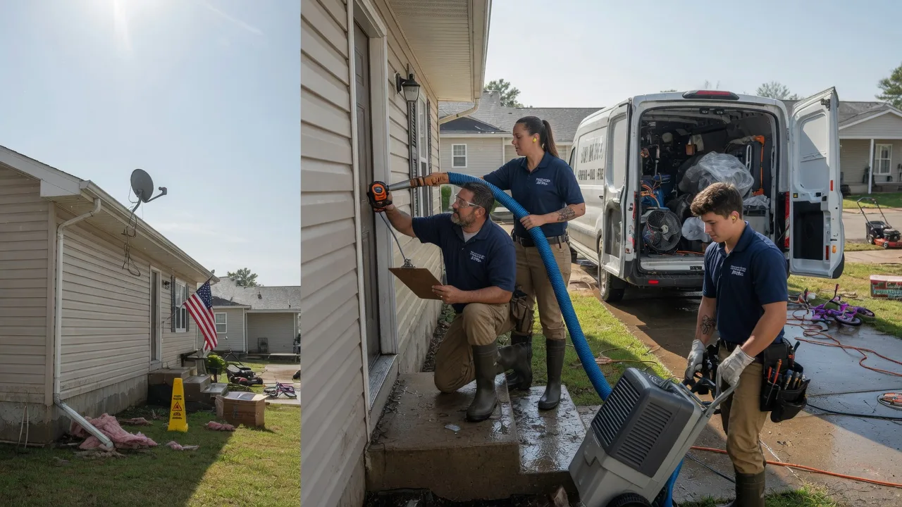 Ceiling Water Damage Restoration in Oneida, AR near me